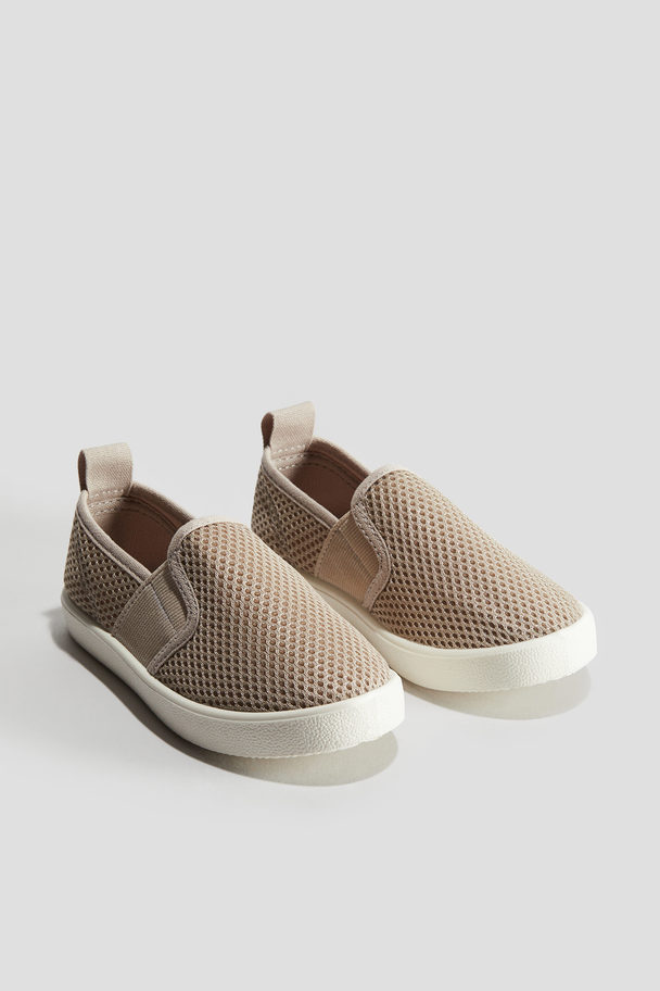 H&M Slip-on Mesh Trainers Mole