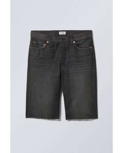 Raka Jeansshorts Asksvart