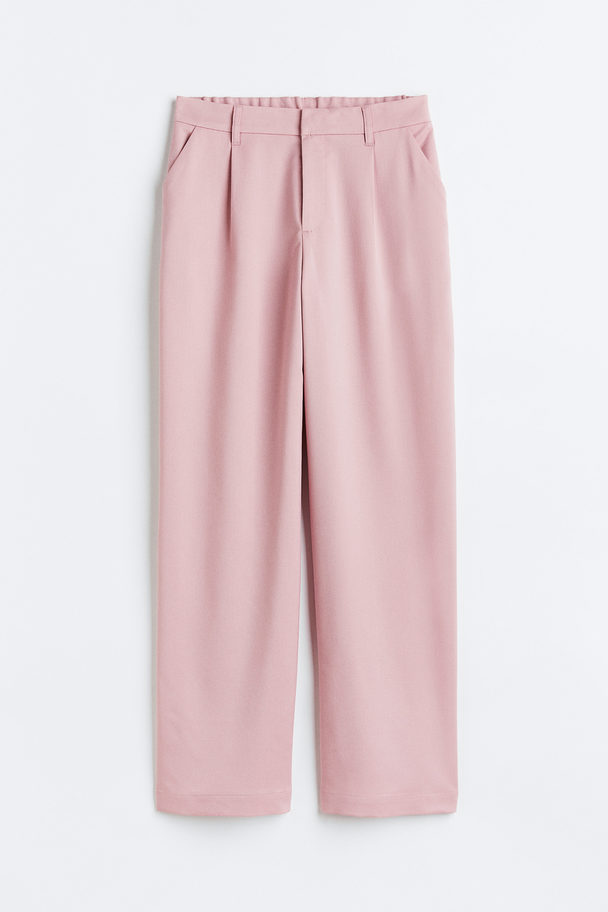 H&M Dresset Bukse Lys Rosa