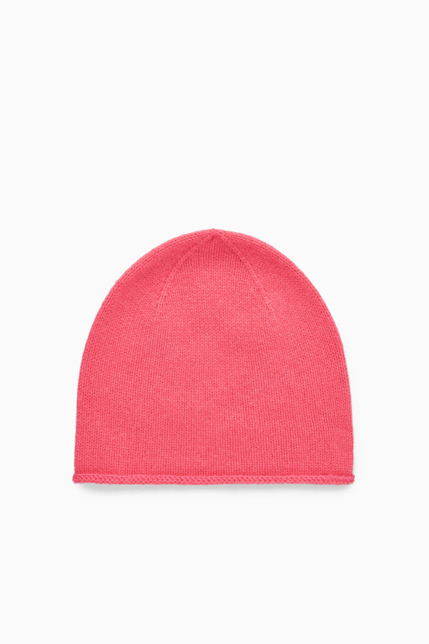 COS Pure Cashmere Beanie Bright Pink