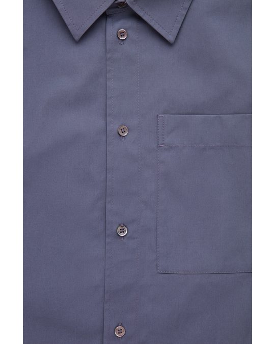 COS Regular-fit Shirt Washed Navy