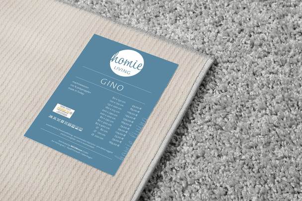 Homie Living Hochflorteppich - Gino - 30mm - 1,95kg/m²