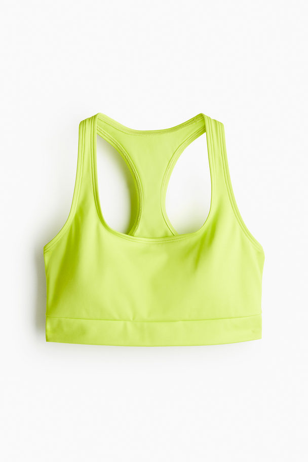 H&M Trenings-bikinitopp Neongrønn