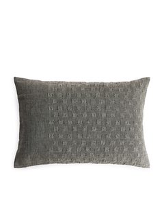 Csa Linen Cushion Cover 40 X 60 Cm Black/beige