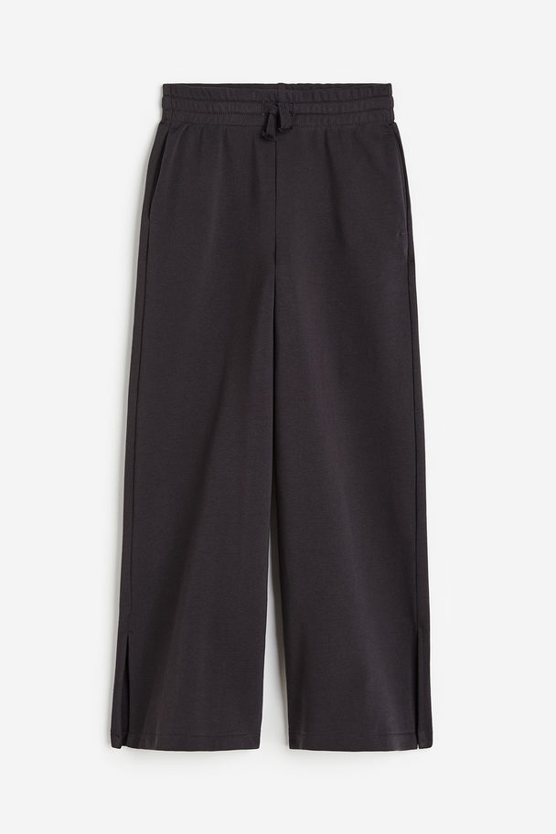 H&M Wijde Joggers Zwart