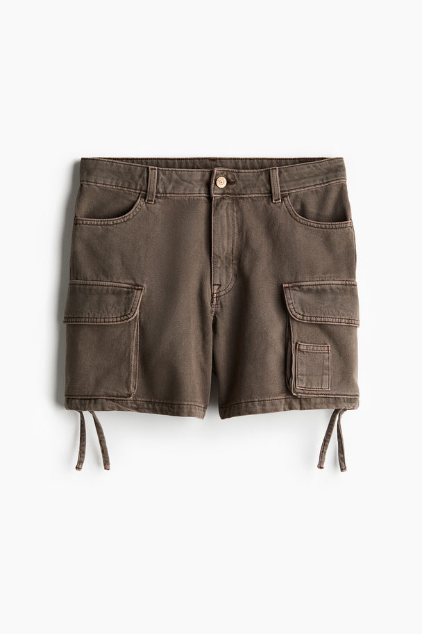 H&M Cargoshorts aus Denim in Regular Fit