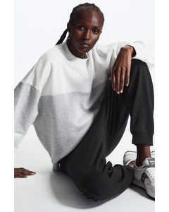 Colour-block Sweatshirt Grey