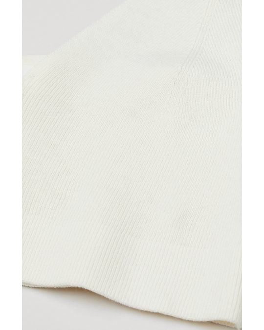 H&M Knitted Bralette White