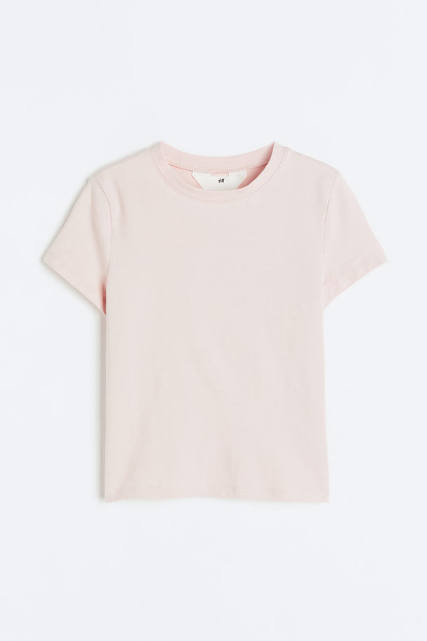 H&M T-shirt Light Pink