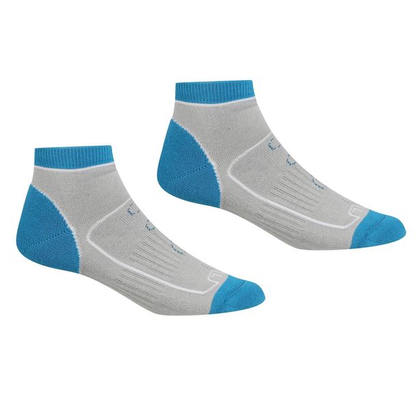 Regatta Regatta Womens/ladies Samaris Trail Colour Block Ankle Socks (pack Of 2)