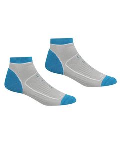 Regatta Womens/ladies Samaris Trail Colour Block Ankle Socks (pack Of 2)