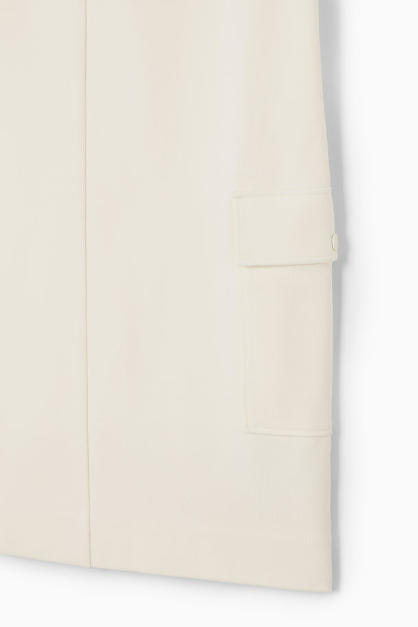 COS Cargo Midi Skirt Off-white