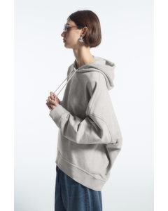 Relaxed Jersey Hoodie Grey Mélange