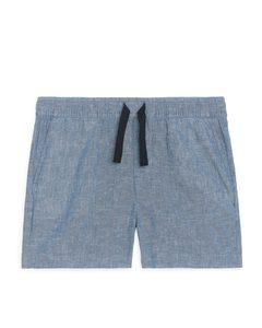 Drawstring Shorts Blue/chambray