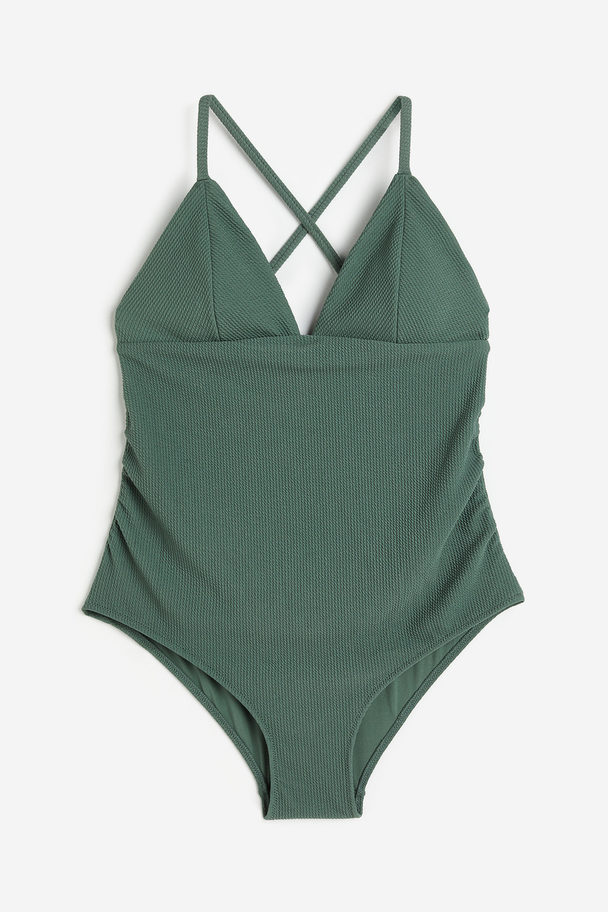 H&M Mama Swimsuit Khaki Green
