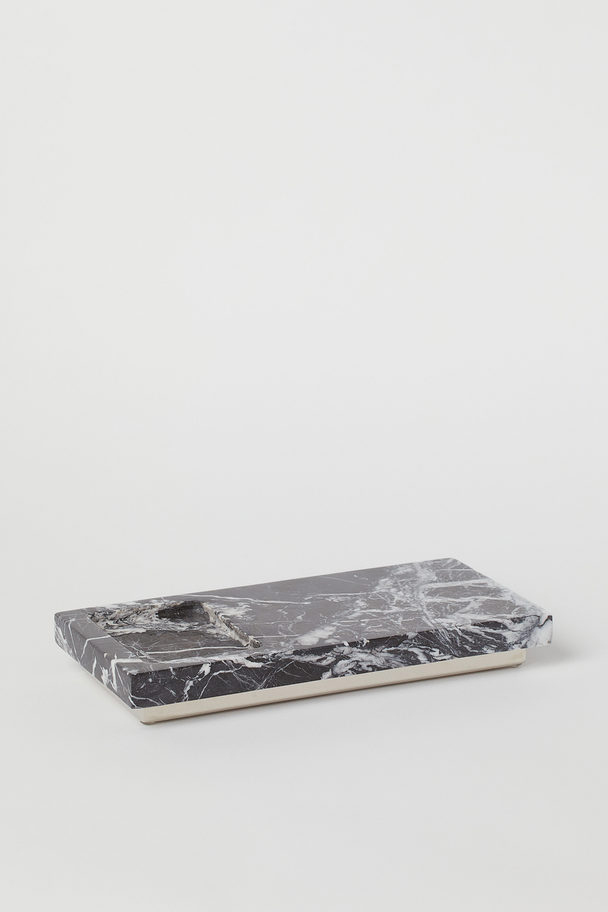 H&M HOME Marble Soap Dish Black/marble