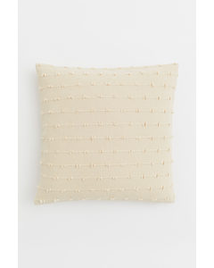Cotton Cushion Cover Light Beige