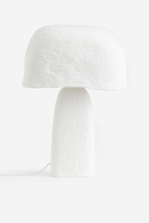 H&M HOME Tischleuchte aus Pappmaché Weiß