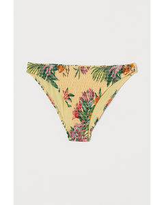 Bikinibriefs Lysegul/tropiske Blomster