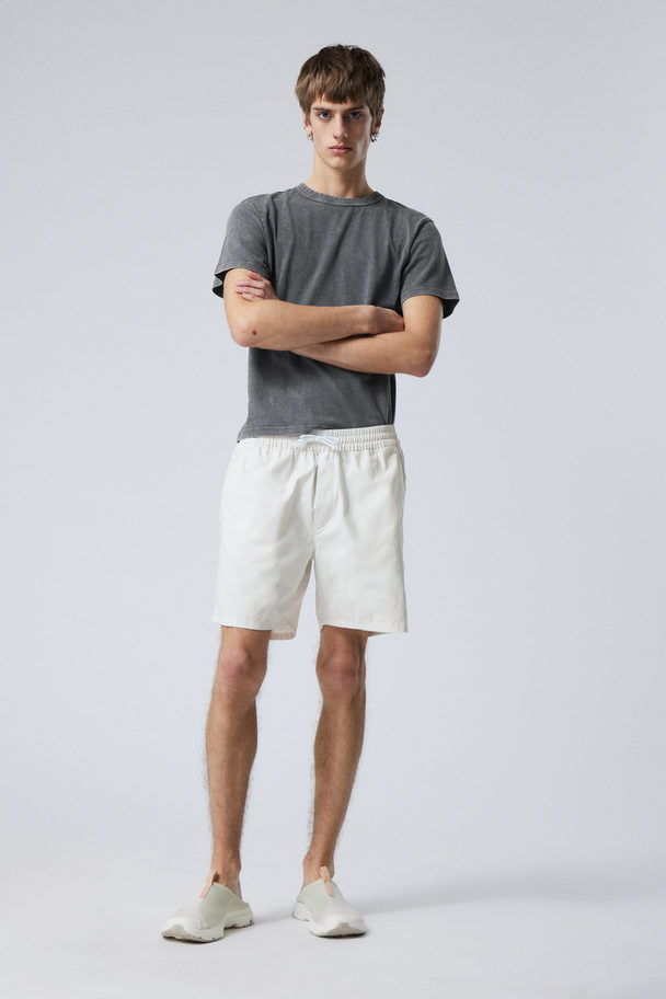 Weekday Olsen Regular Shorts Dusty White