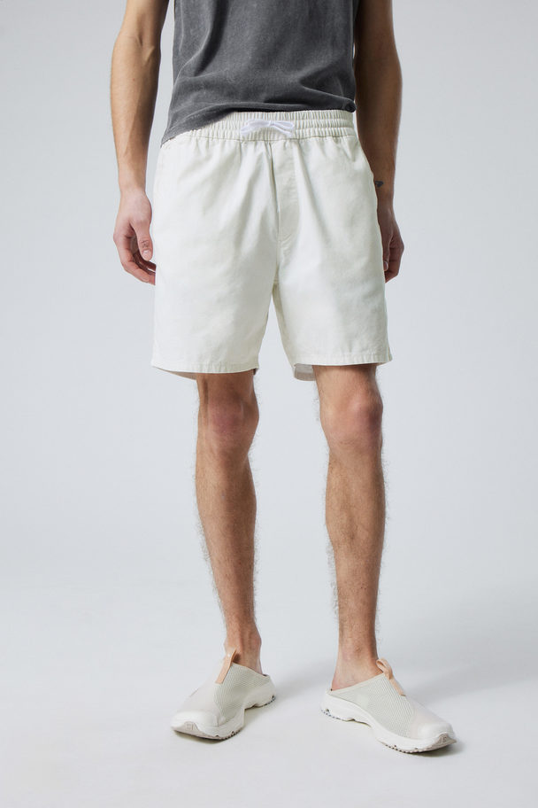 Weekday Olsen Regular Shorts Dusty White