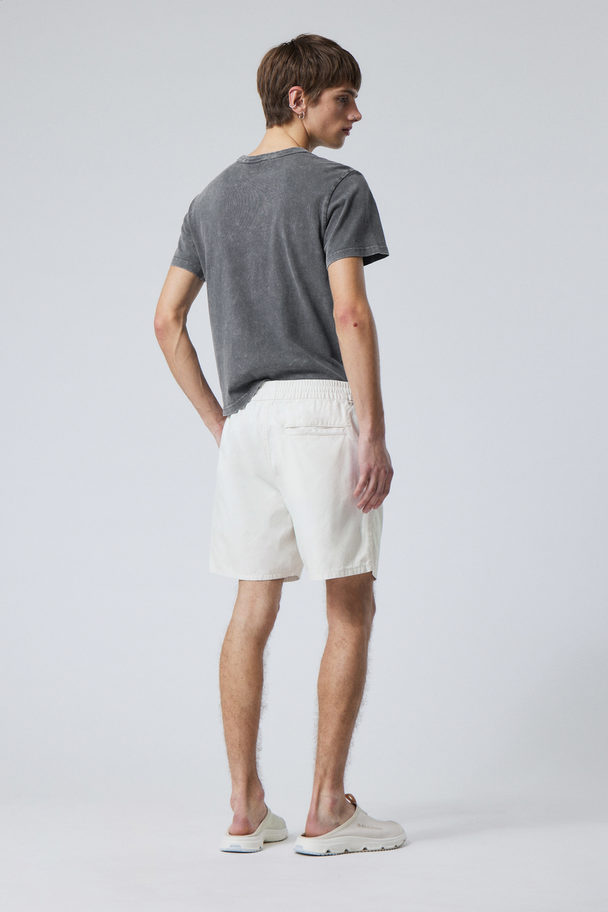 Weekday Olsen Regular Shorts Dusty White