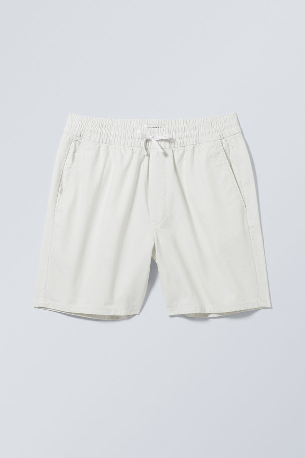 Weekday Olsen Regular Shorts Dusty White