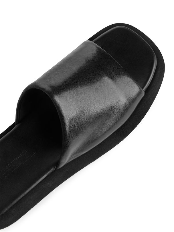 ARKET Flatform Slides Black