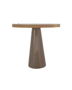 SideTable Art Deco 625 taupe / gold