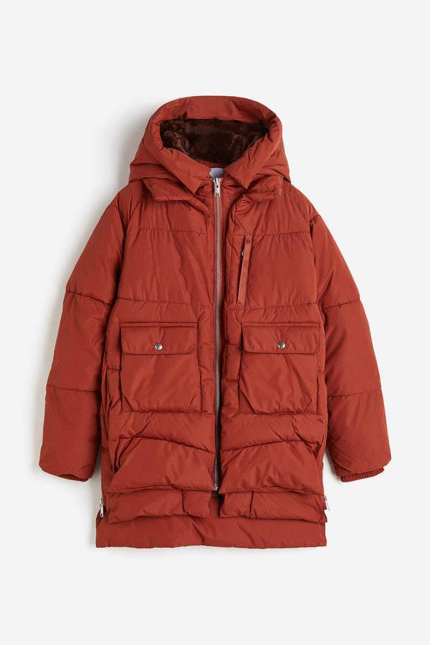 Embassy of Bricks and Logs Lyndon Puffer Jacket Burnt Red