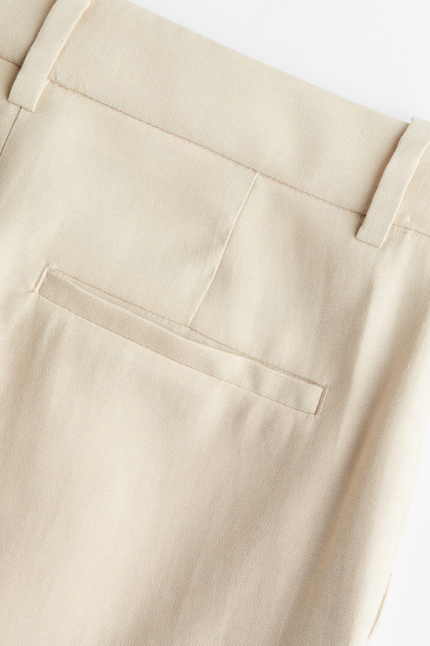H&M Tailored Trousers Light Beige