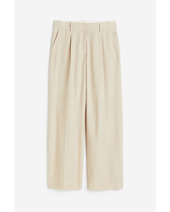 Tailored Trousers Light Beige