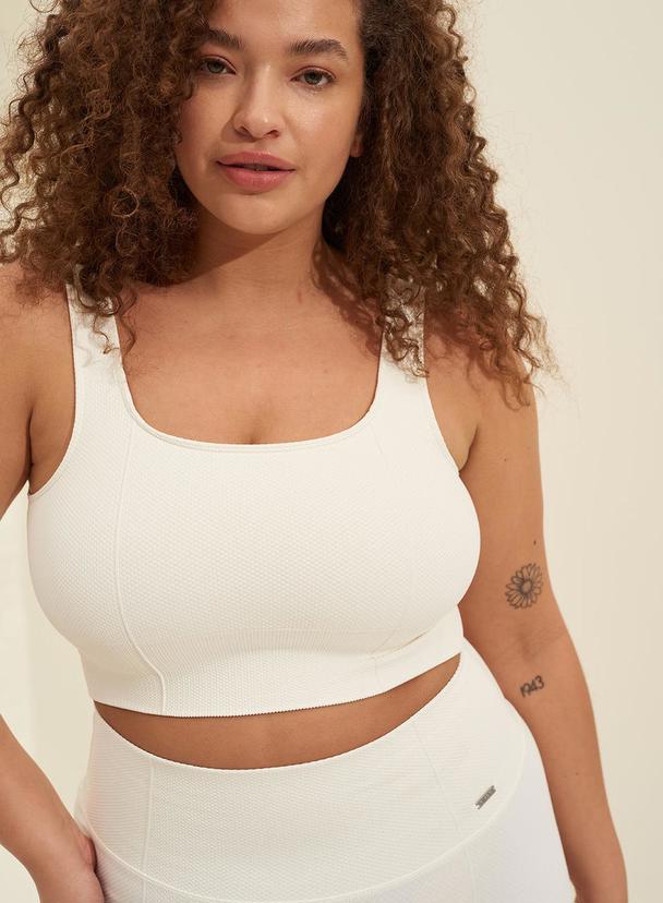 Off-white Luxe Seamless Bra - aim'n - 135 kr