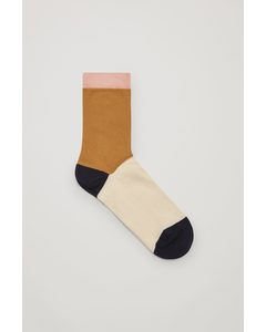 Colour-block Socks Multicoloured