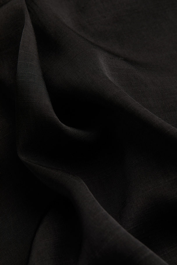 H&M H&m+ V-neck Kaftan Dress Black