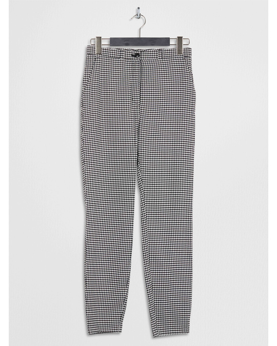 Monki Dressy tapered trousers Houndstooth