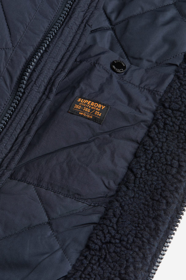 Superdry Sherpa Workwear Hybrid Jacket Eclipse Navy