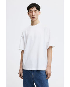 T-Shirt in Oversized Fit Weiß