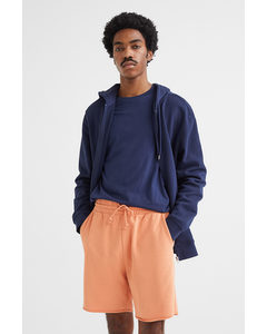 Regular Fit Sweatshirt Shorts Pale Orange