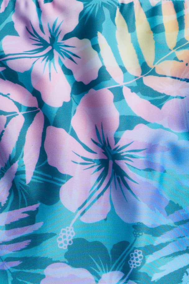 H&M Bikini Dark Turquoise/floral