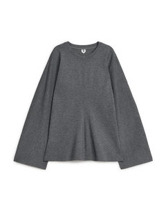 Merino Hourglass Sweatshirt Grey