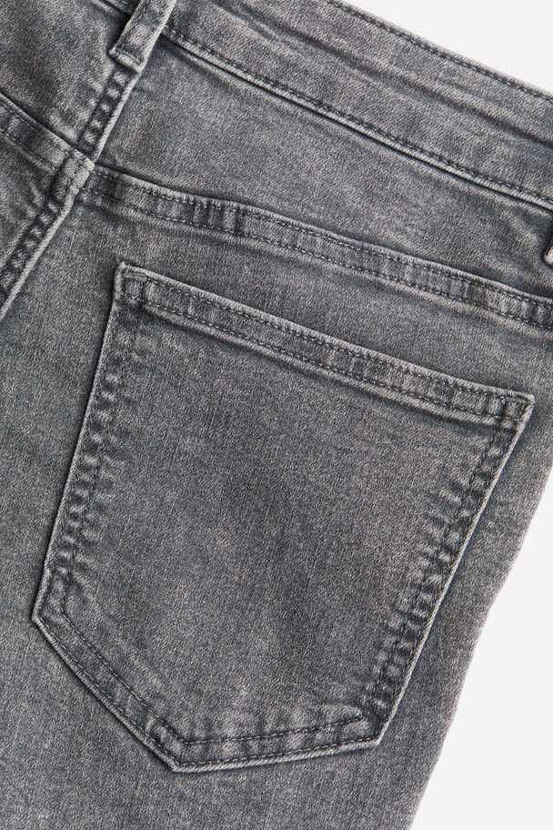 H&M Skinny Regular Jeans Grijs