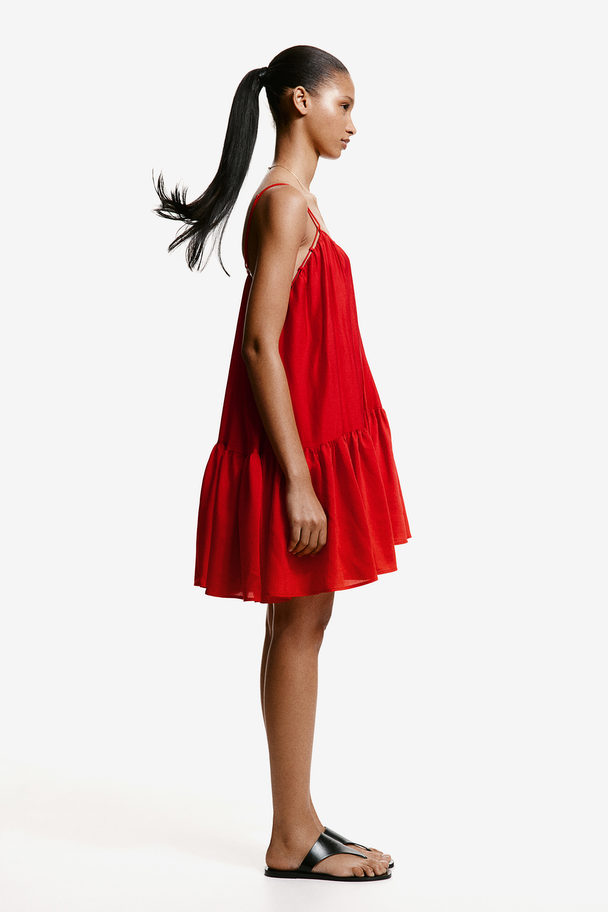 H&M A-line Dress Bright Red