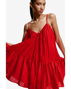 A-line Dress Bright Red