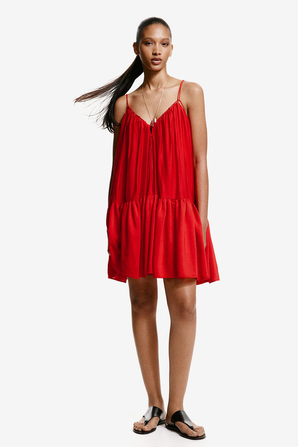 H&M A-line Dress Bright Red