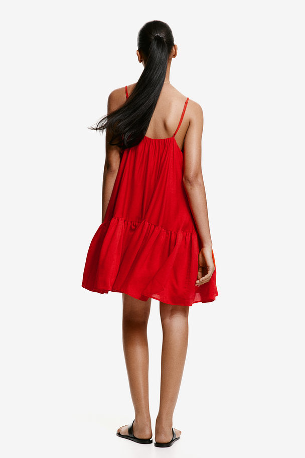 H&M A-line Dress Bright Red