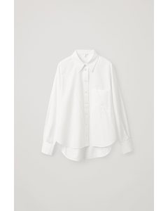 Cotton Boyfriend Shirt White