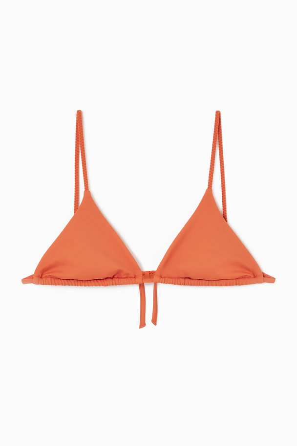 COS Trekantig Bikini-bh Orange