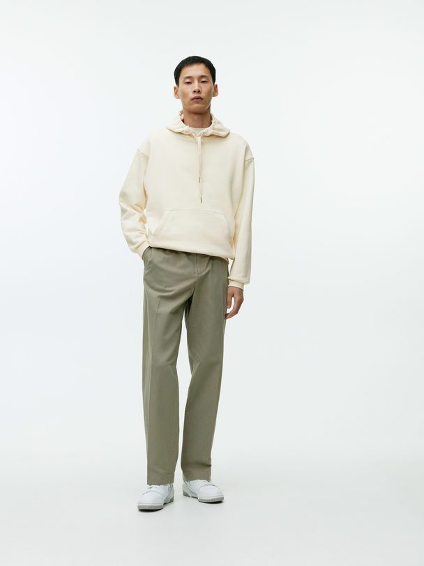 ARKET Relaxed Hoodie Off White
