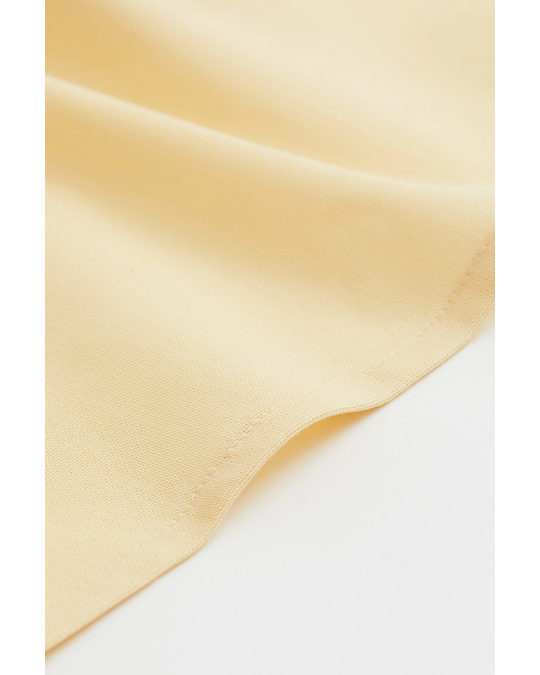 H&M HOME Cotton Table Runner Light Yellow